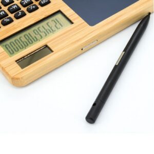 CALCULADORA BAMBU COM ECRAN AUTOMATICO "GLASGOW" - Image 4
