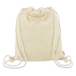 SACO MOCHILA DE ALGODÃO RECICLADO "AGRA" - Image 7