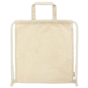 SACO MOCHILA DE ALGODÃO RECICLADO "AGRA" - Image 8