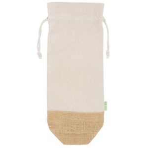 BOLSA VINO DE ALGODON Y JUTE - Image 3