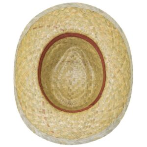 CHAPEU de PALHA VERDE fita interior "MARCO" - Image 4