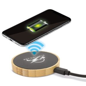 CARREGADOR SEM FIO DE BAMBU "NOVAX" - Image 9