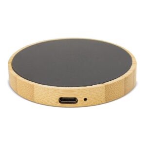 CARREGADOR SEM FIO DE BAMBU "NOVAX" - Image 8