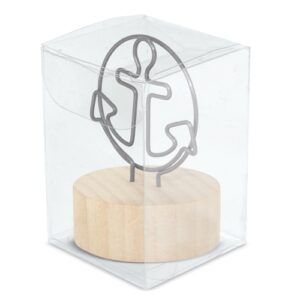 MEMO CLIP COM BASE DE MADEIRA "ÁNCORA" - Image 3