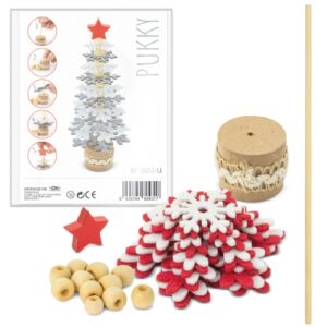 ÁRVORE DE NATAL EM RPET E MADEIRA RECICLADA "PUKKY" - Image 7