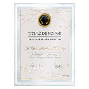 QUADRO DE VIDRO DIPLOMA A4 - Image 7