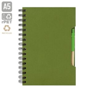 CADERNO A5 COM CANETA ECO "GREEN LIFE" - Image 16