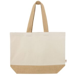 BOLSA DE ALGODÃO E JUTA "MISHA" - Image 7