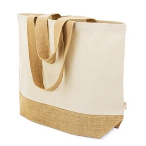 BOLSA DE ALGODÃO E JUTA "MISHA" - Image 6