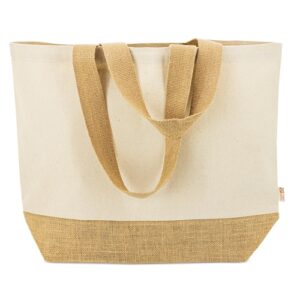 BOLSA DE ALGODÃO E JUTA "MISHA" - Image 5