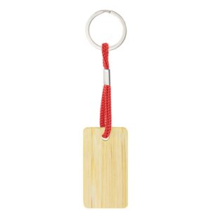 LLAVERO DE BAMBÚ RECTANGULAR - Image 3