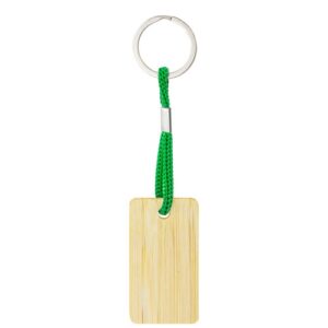 LLAVERO DE BAMBÚ RECTANGULAR - Image 5