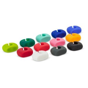 SET DE 12 MARCADORES DE SILICONE PARA TAÇAS "SAZUL" - Image 3