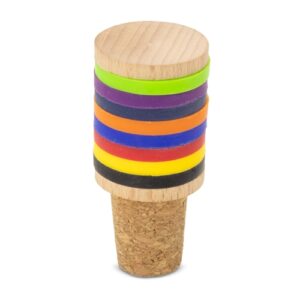 Rolha em cortiça e madeira com argolas de identificação para taças “TRIANA” - Image 10