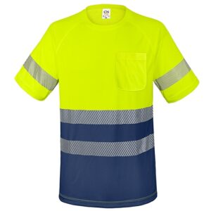 T-SHIRT COM BOLSO E FAIXAS REFLETIVAS "ELÁST" - Image 3