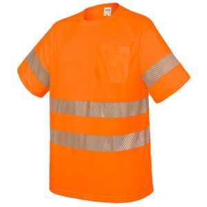 T-SHIRT COM BOLSO E FAIXAS REFLETIVAS "ELÁST" - Image 139