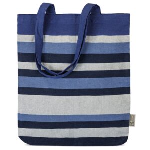 SACO LISTRADO DE ALGODÃO RECICLADO "TRINITY" - Image 4