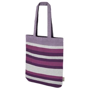 SACO LISTRADO DE ALGODÃO RECICLADO "TRINITY" - Image 8