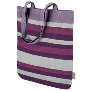 SACO LISTRADO DE ALGODÃO RECICLADO "TRINITY" - Image 9