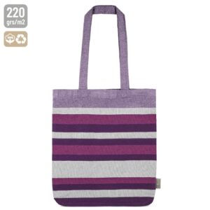 SACO LISTRADO DE ALGODÃO RECICLADO "TRINITY" - Image 6