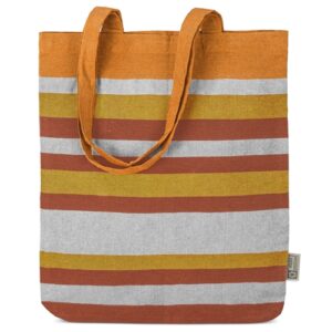 SACO LISTRADO DE ALGODÃO RECICLADO "TRINITY" - Image 12