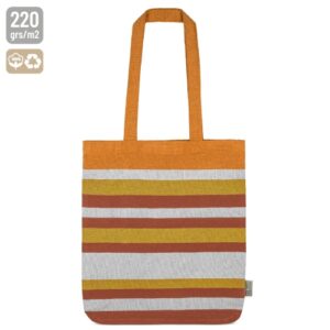 SACO LISTRADO DE ALGODÃO RECICLADO "TRINITY" - Image 10