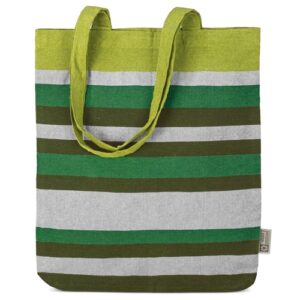 SACO LISTRADO DE ALGODÃO RECICLADO "TRINITY" - Image 17