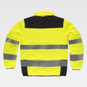 Casaco Workshell Acolchoado Alta Visibilidade Profissional - Image 3