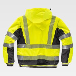 Piloto Acolchoado Impermeável Alta Visibilidade Profissional - Image 4