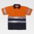 Laranja Fluorescente+Azul Marinho