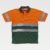 Laranja Fluorescente+Verde Escuro